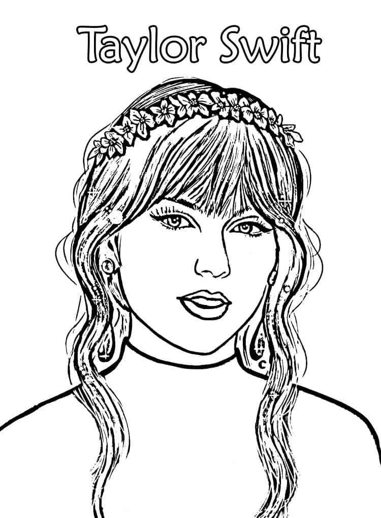 Desenho gratuito Taylor Swift #208109 da colecao Pessoas famosas para imprimir