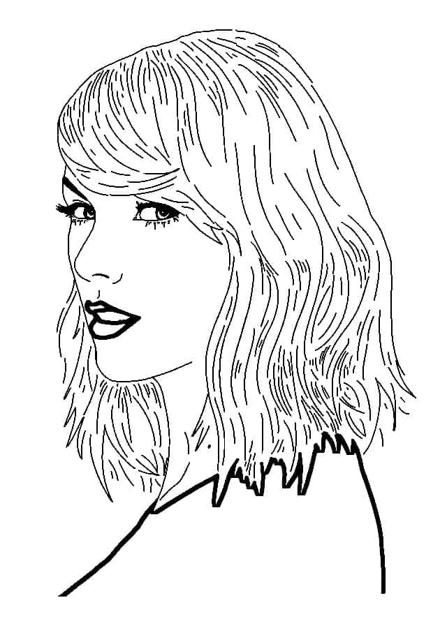 Desenho gratuito Taylor Swift #208119 da colecao Pessoas famosas para imprimir