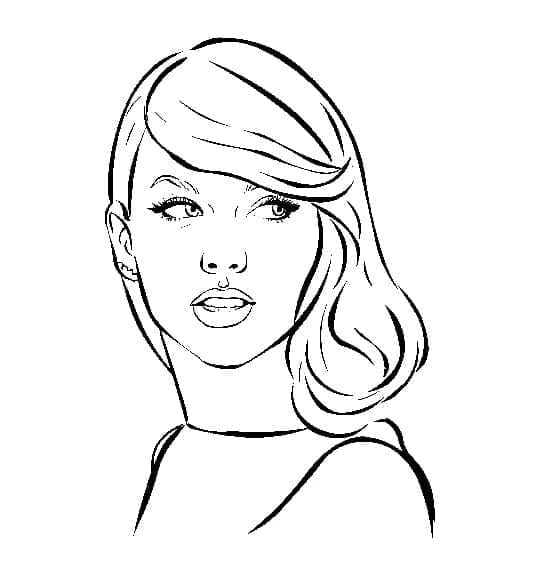 Desenho gratuito Taylor Swift #208122 da colecao Pessoas famosas para imprimir
