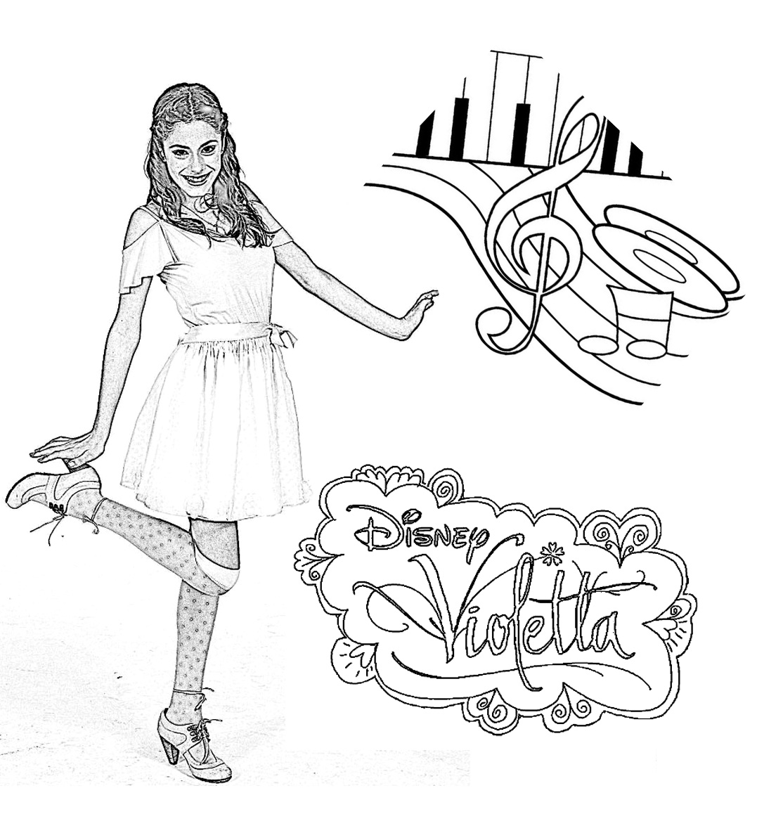 Página para colorir: Violetta (programas de televisão) #170452 - Páginas para Colorir Imprimíveis Gratuitamente