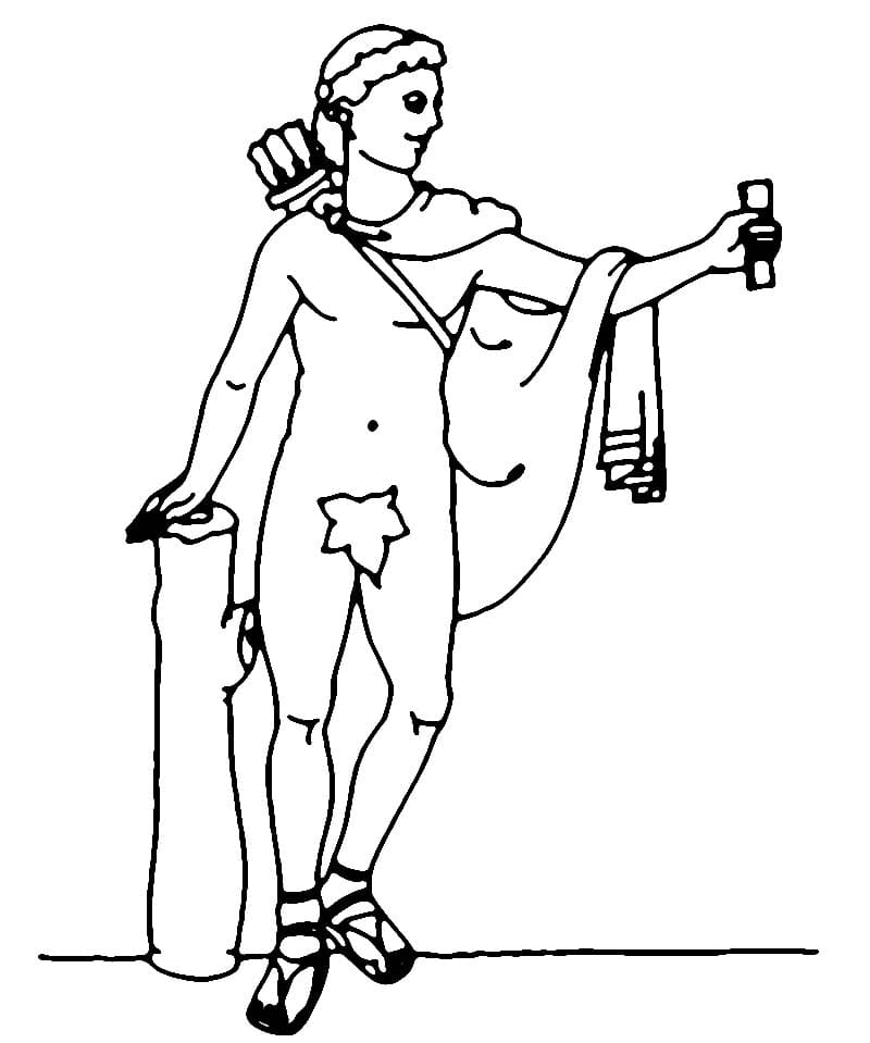 Desenho gratuito Apolo #189863 da colecao Religião e Mitologia para imprimir