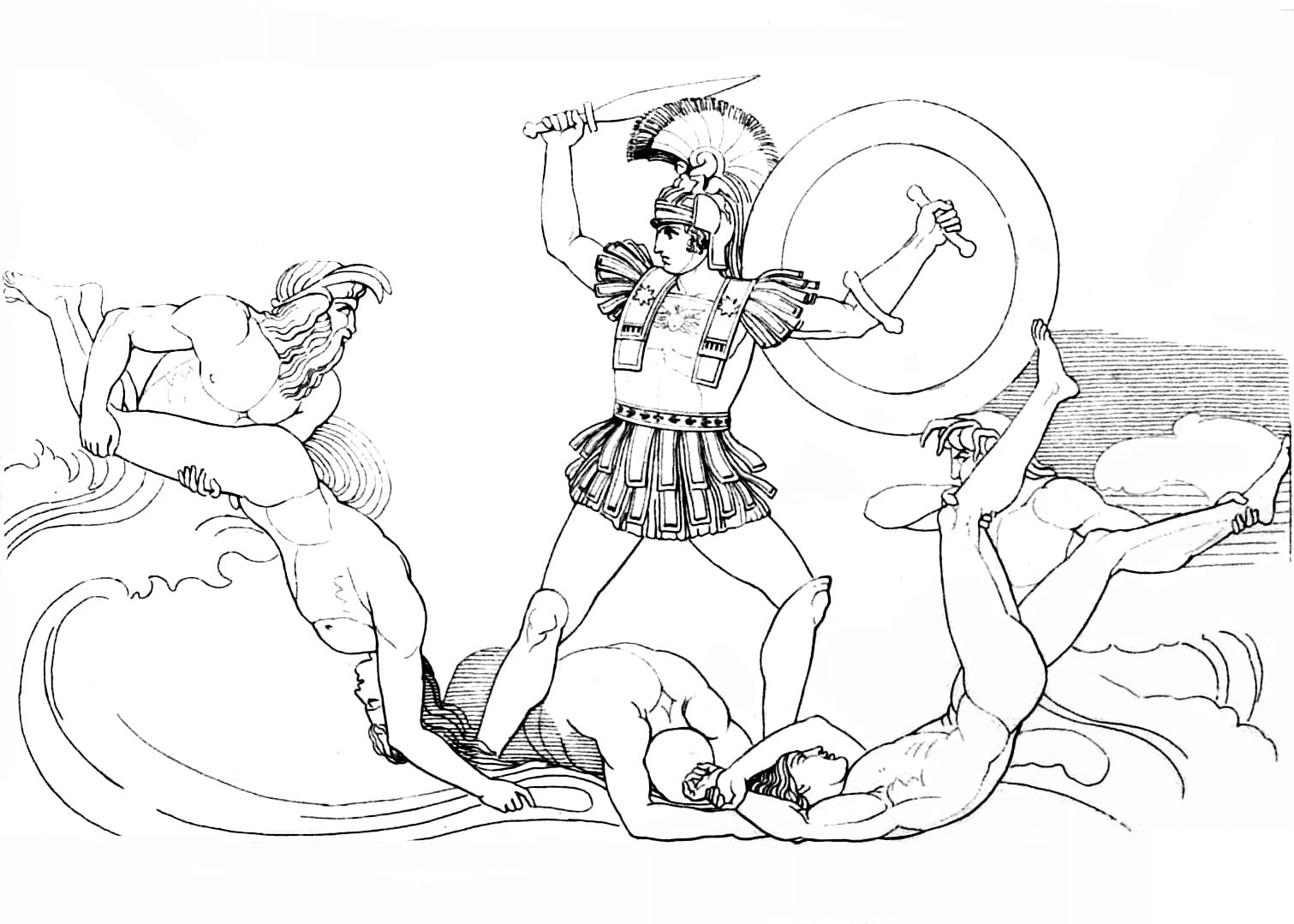 Desenho gratuito Aquiles #190160 da colecao Religião e Mitologia para imprimir Desenho gratuito Aquiles #190160 da colecao Religião e Mitologia para imprimir