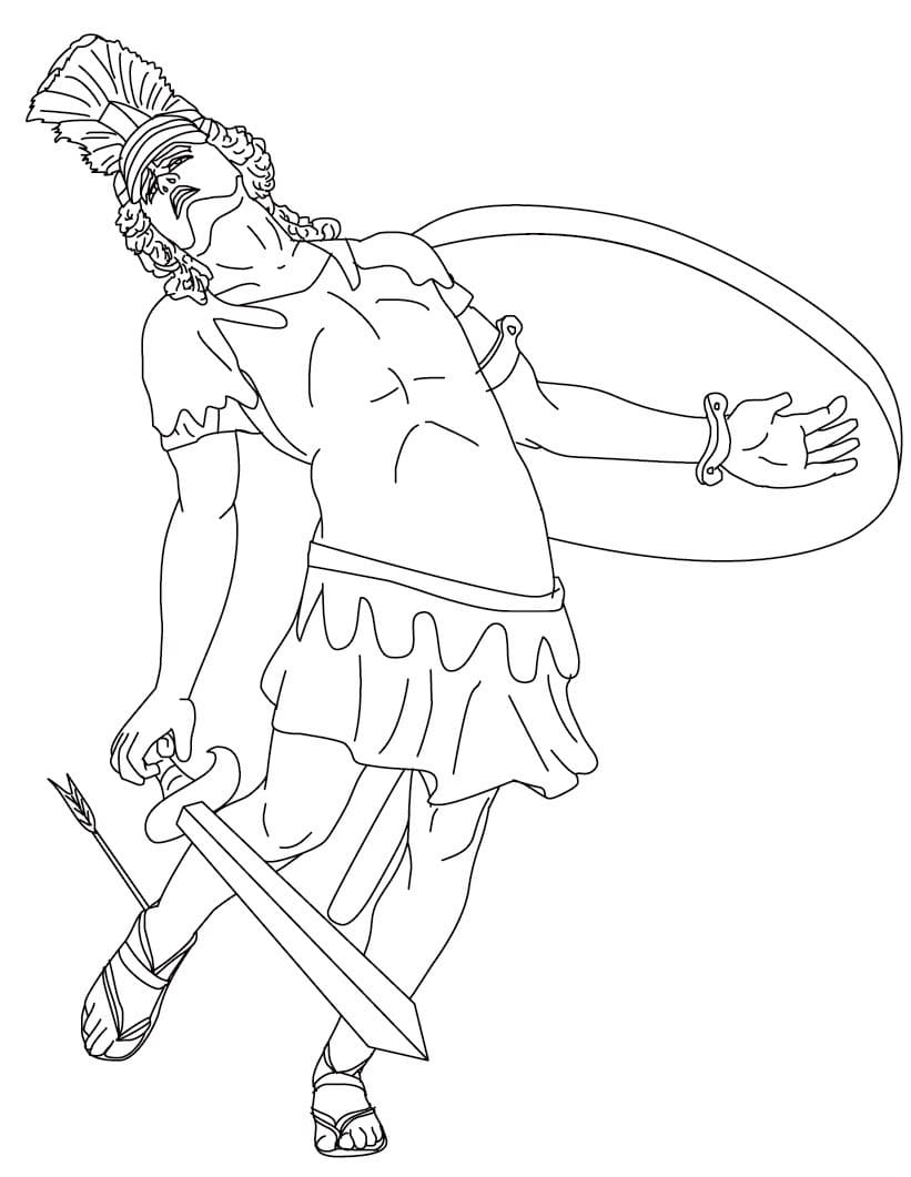 Desenho gratuito Aquiles #190164 da colecao Religião e Mitologia para imprimir Desenho gratuito Aquiles #190164 da colecao Religião e Mitologia para imprimir
