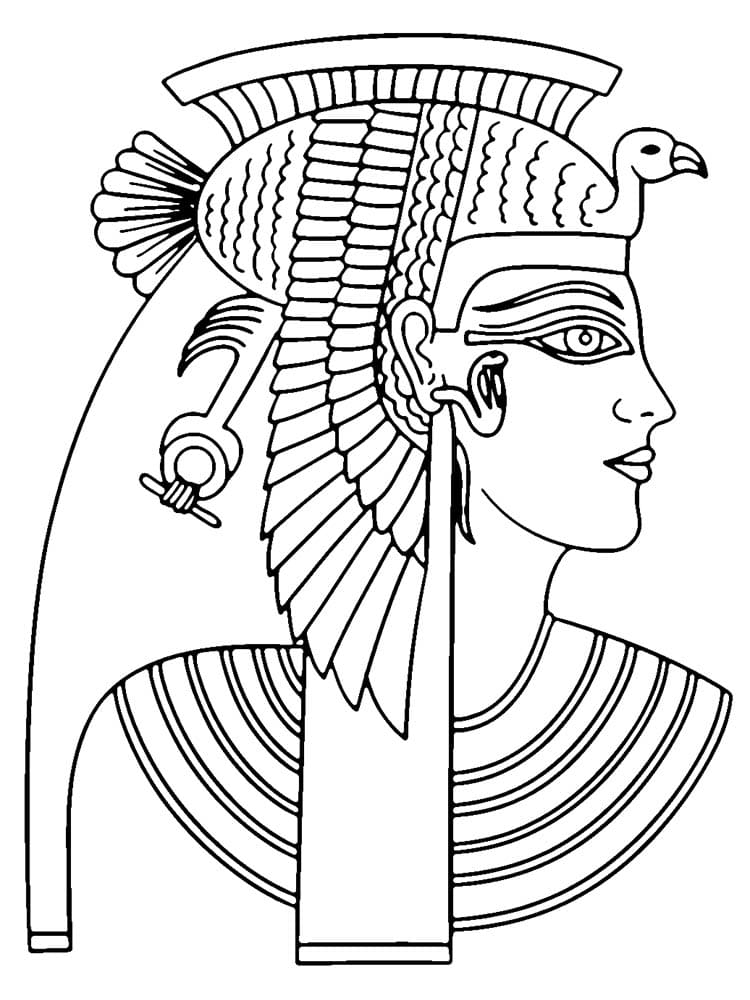Desenho gratuito Cleópatra #189445 da colecao Religião e Mitologia para imprimir