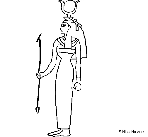 Desenho gratuito Cleópatra #90618 da colecao Religião e Mitologia para imprimir