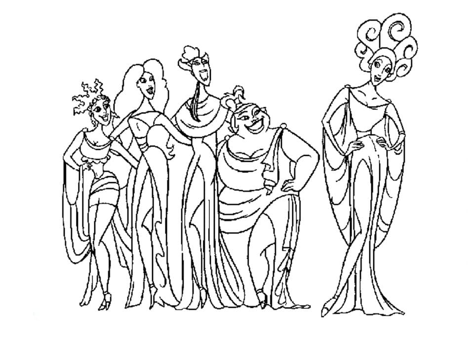 Desenho gratuito Hércules #187371 da colecao Religião e Mitologia para imprimir