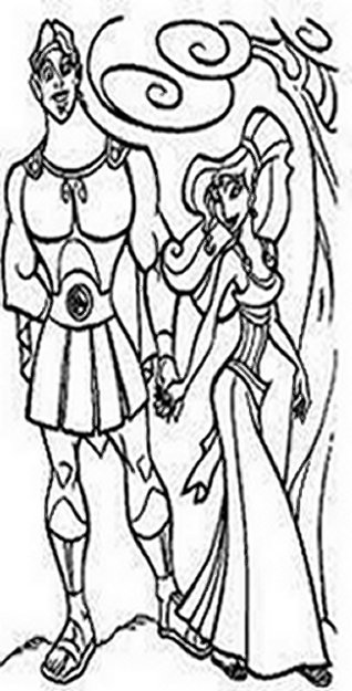 Desenho gratuito Hércules #84198 da colecao Religião e Mitologia para imprimir
