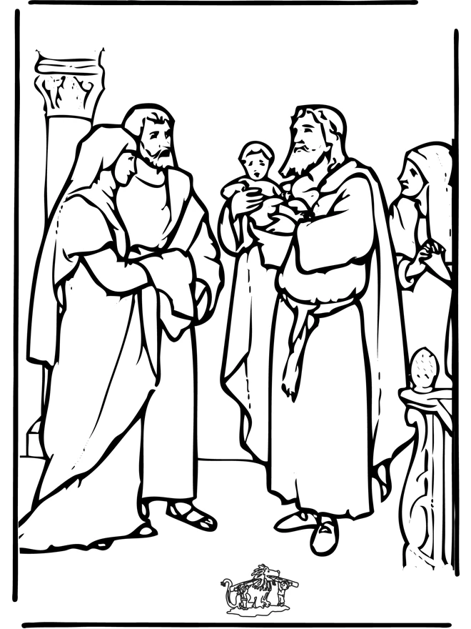 Atividade criativa: desenho de Jesus #98880 para colorir da coleção Religião e Mitologia