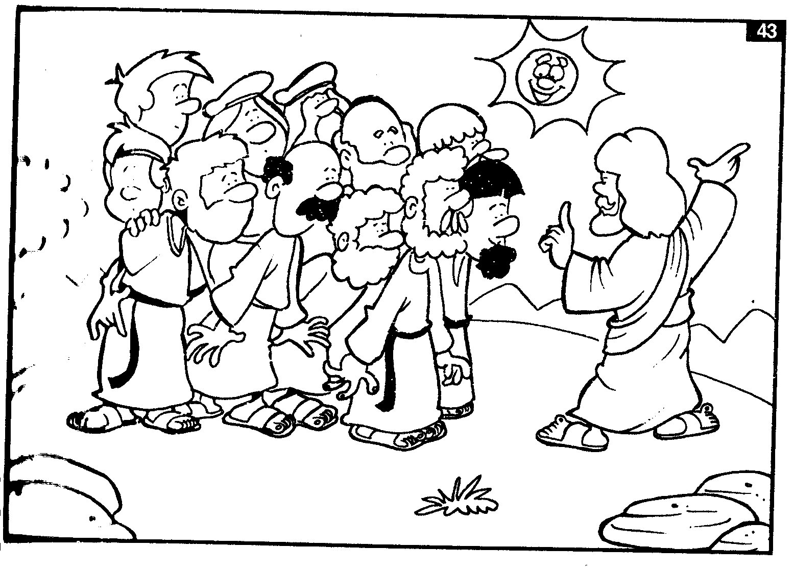 Página para colorir: Jesus (Religião e Mitologia) #98947 - Páginas para Colorir Imprimíveis Gratuitamente