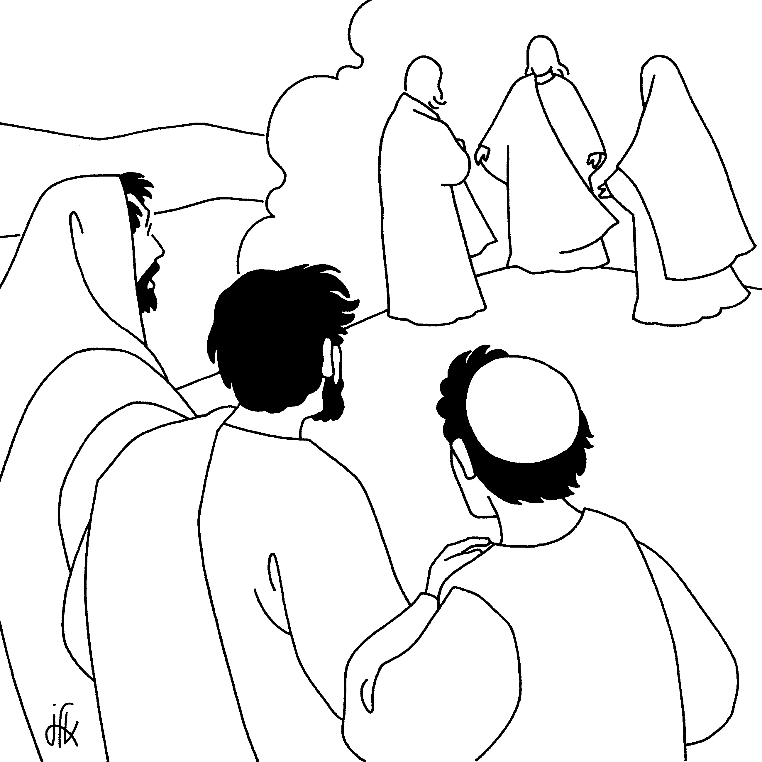 Desenho grátis de Jesus #99122 para crianças e adultos, coleção Religião e Mitologia