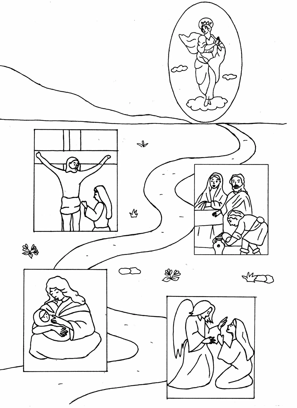Desenho gratuito Jesus #99147 da colecao Religião e Mitologia para imprimir
