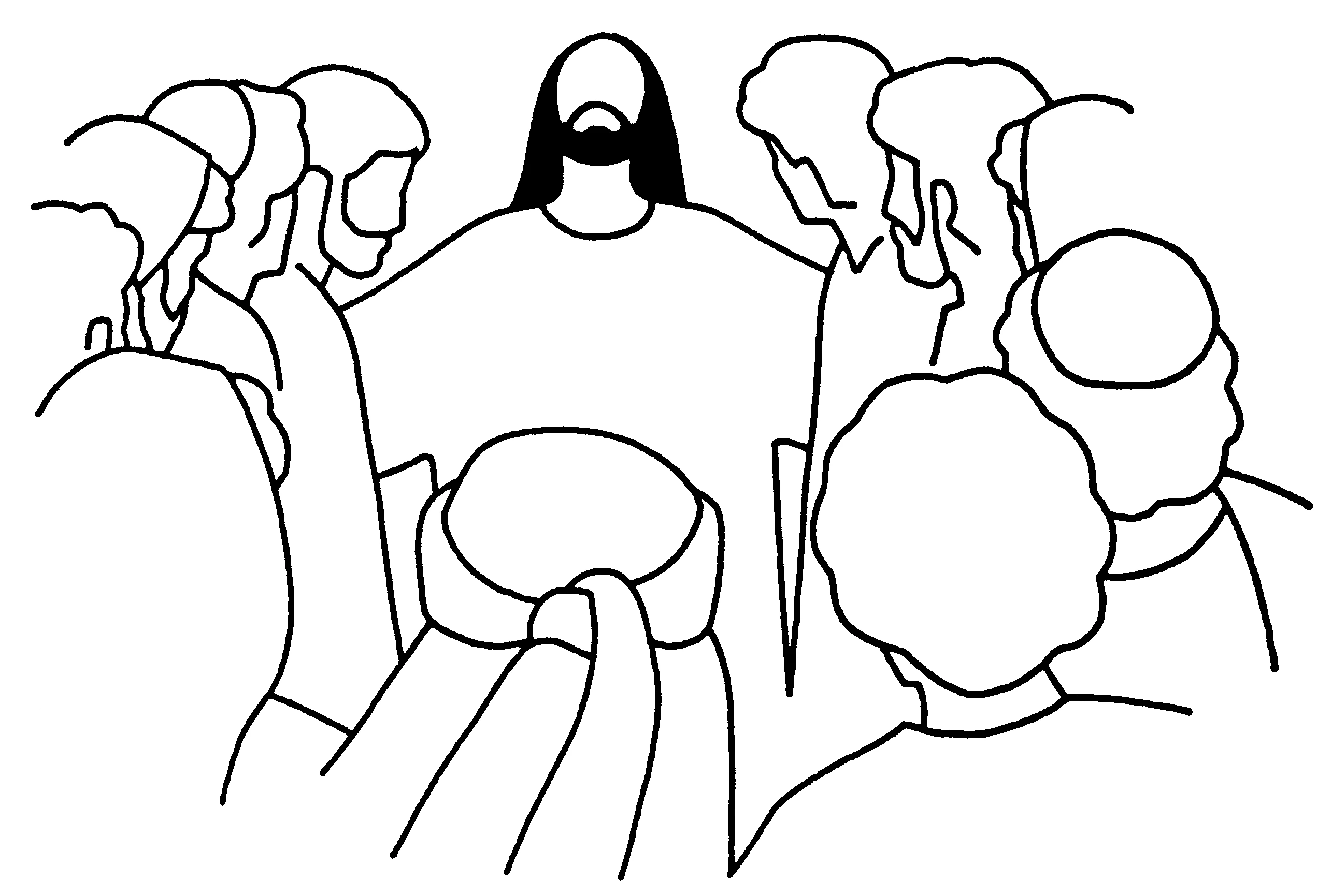 Desenho gratuito Jesus #99193 da colecao Religião e Mitologia para imprimir