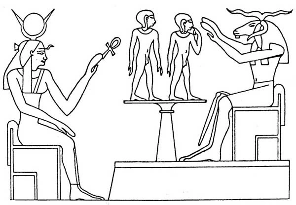 Desenho imprimível de Mitologia Egípcia #111403 para colorir, pertence à coleção Religião e Mitologia