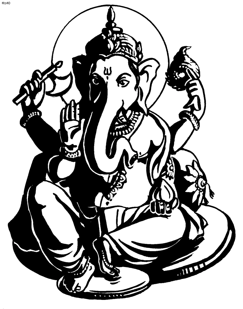 Desenho gratuito Mitologia Hindu #109226 da colecao Religião e Mitologia para imprimir