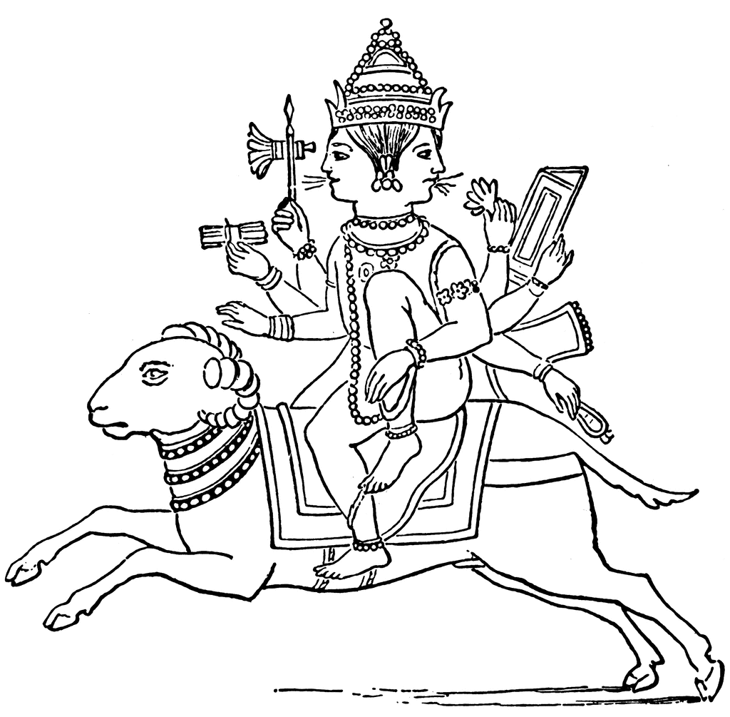 Desenho gratuito Mitologia Hindu #109303 da colecao Religião e Mitologia para imprimir
