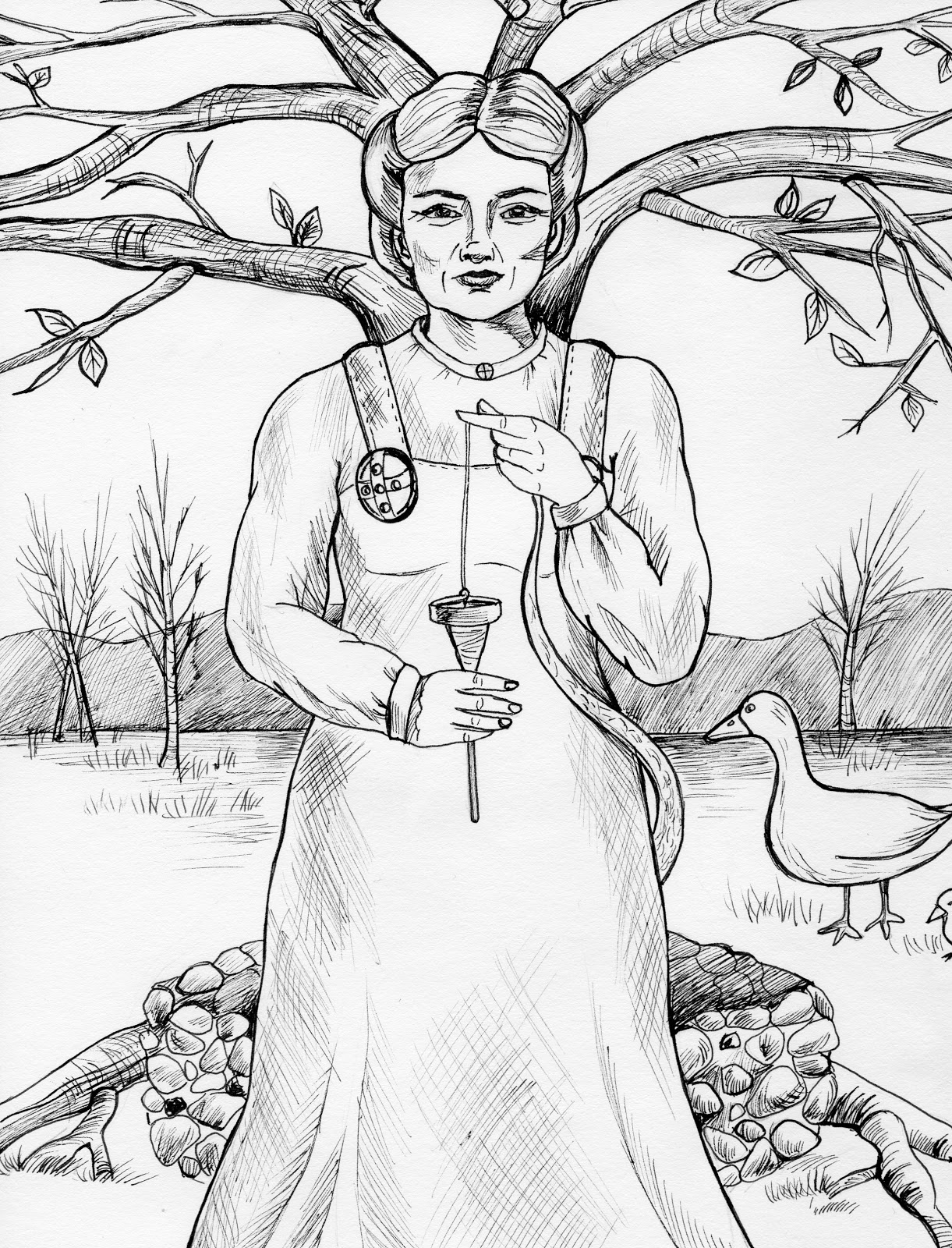 Desenho gratuito Mitologia Nórdica #110564 da colecao Religião e Mitologia para imprimir
