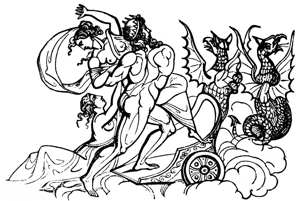 Atividade criativa: desenho de Mitologia Romana #110106 para colorir da coleção Religião e Mitologia