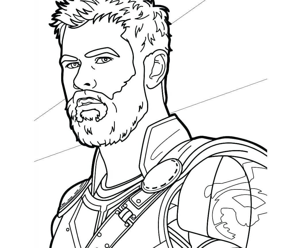 Desenho gratuito Thor #172508 da colecao Religião e Mitologia para imprimir
