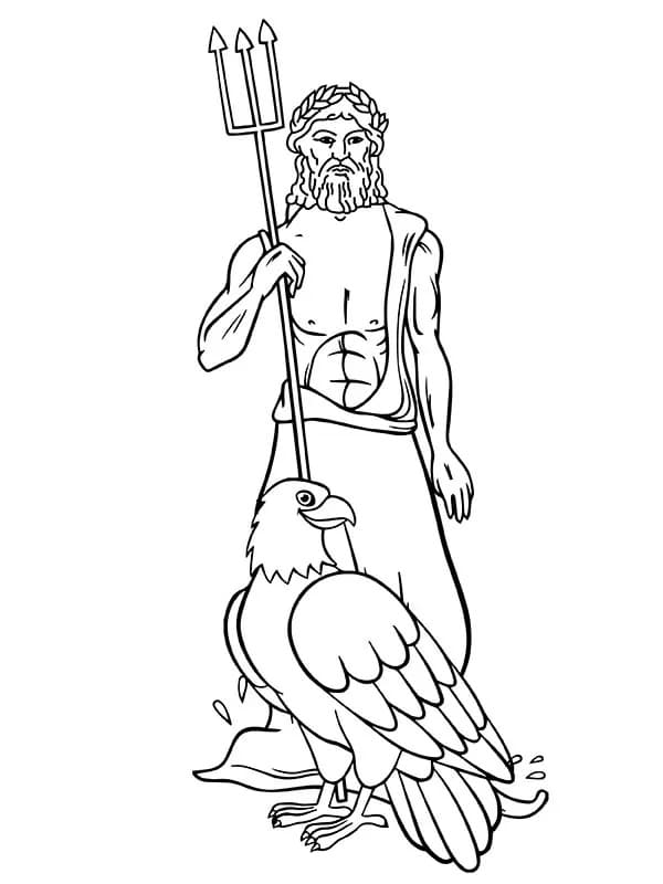 Desenho gratuito Zeus #219493 da colecao Religião e Mitologia para imprimir