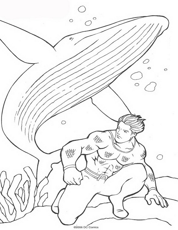 Página para colorir: Aquaman (Super heroi) #84995 - Páginas para Colorir Imprimíveis Gratuitamente