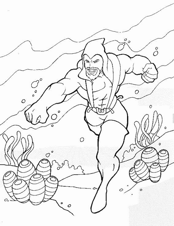 Página para colorir: Aquaman (Super heroi) #85011 - Páginas para Colorir Imprimíveis Gratuitamente