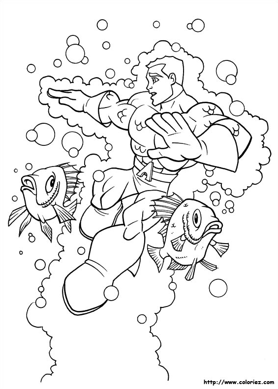 Página para colorir: Aquaman (Super heroi) #85017 - Páginas para Colorir Imprimíveis Gratuitamente