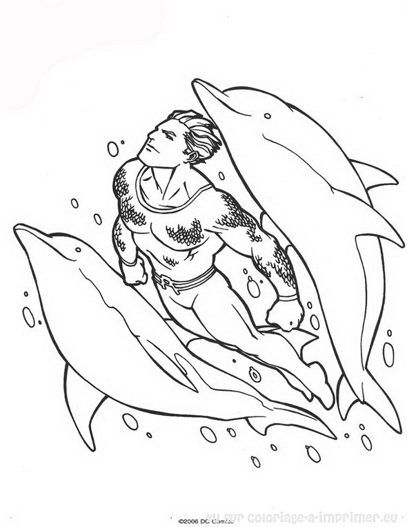 Página para colorir: Aquaman (Super heroi) #85020 - Páginas para Colorir Imprimíveis Gratuitamente