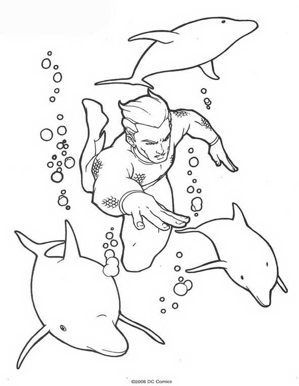 Página para colorir: Aquaman (Super heroi) #85024 - Páginas para Colorir Imprimíveis Gratuitamente