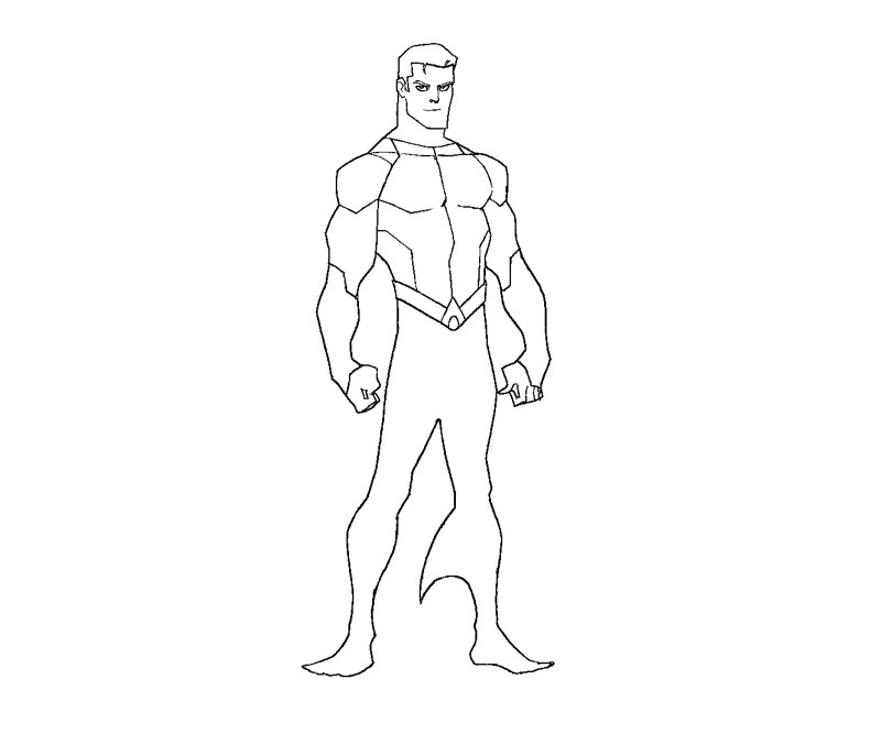 Página para colorir: Aquaman (Super heroi) #85162 - Páginas para Colorir Imprimíveis Gratuitamente