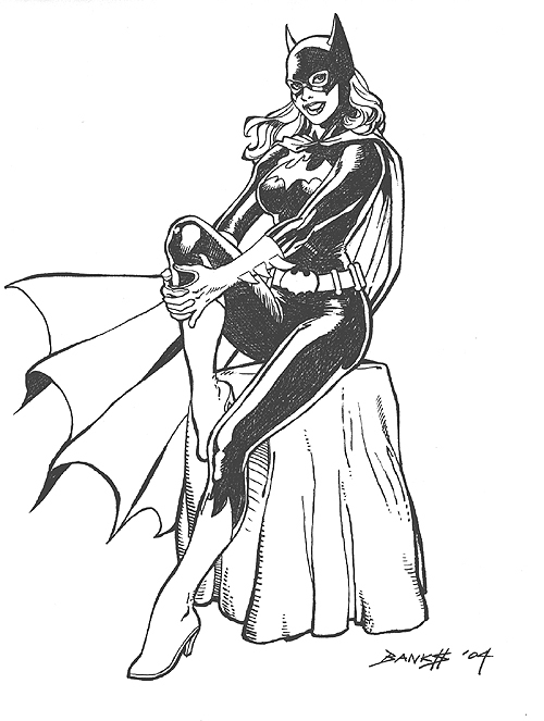 Página para colorir: batgirl (Super heroi) #77735 - Páginas para Colorir Imprimíveis Gratuitamente