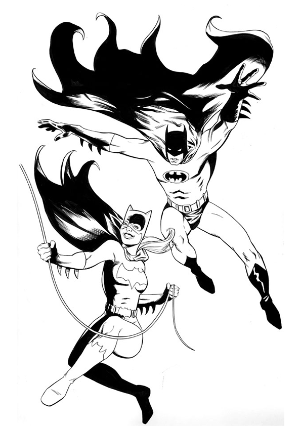 Página para colorir: batgirl (Super heroi) #77847 - Páginas para Colorir Imprimíveis Gratuitamente