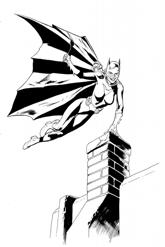 Página para colorir: batgirl (Super heroi) #78015 - Páginas para Colorir Imprimíveis Gratuitamente