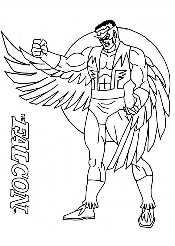 Página para colorir: Capitão América (Super heroi) #76588 - Páginas para Colorir Imprimíveis Gratuitamente