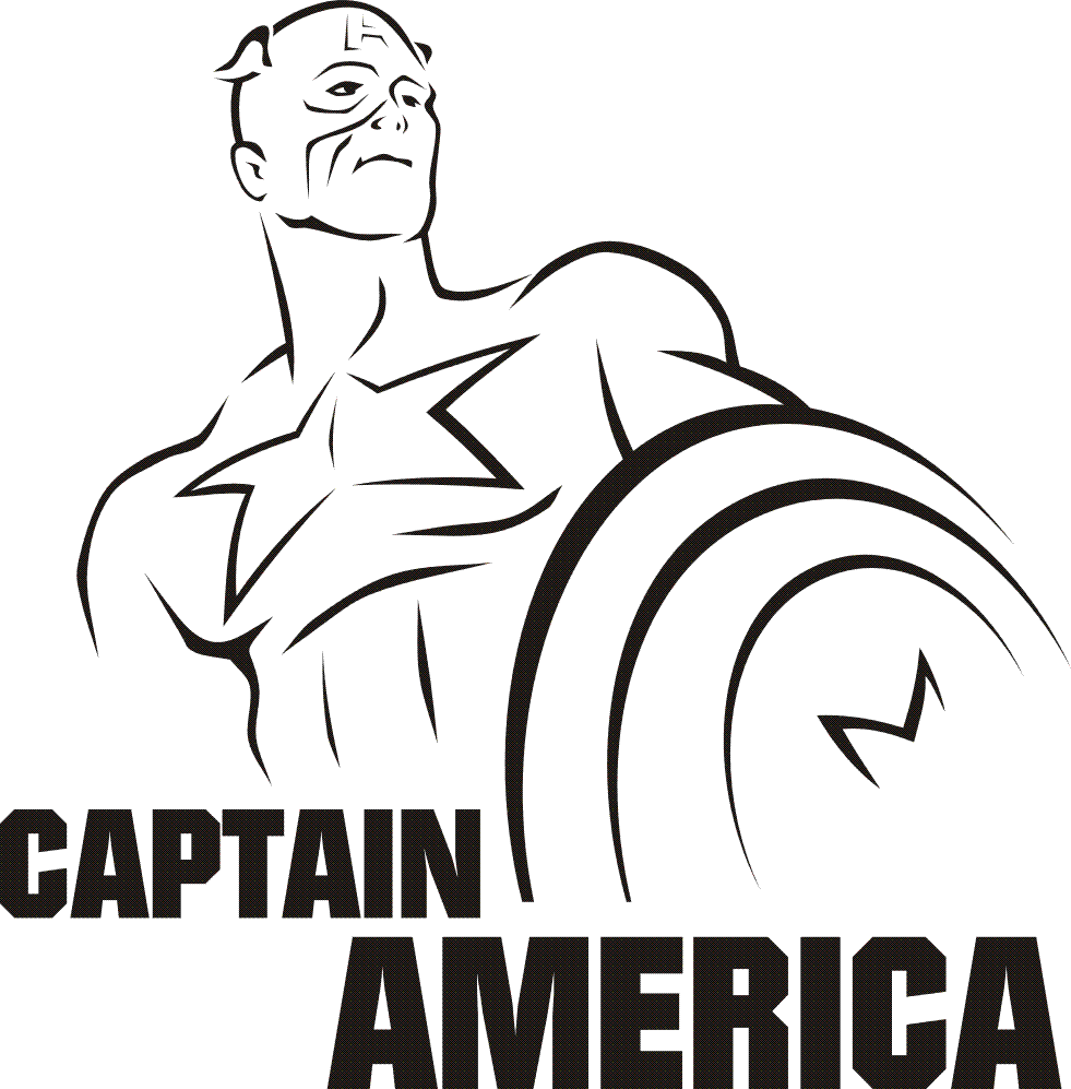 Página para colorir: Capitão América (Super heroi) #76627 - Páginas para Colorir Imprimíveis Gratuitamente