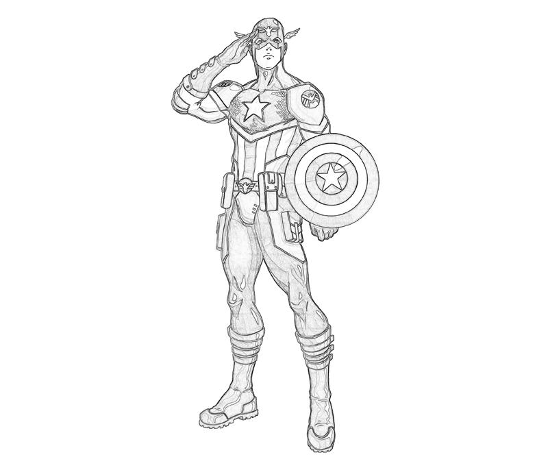 Página para colorir: Capitão América (Super heroi) #76648 - Páginas para Colorir Imprimíveis Gratuitamente