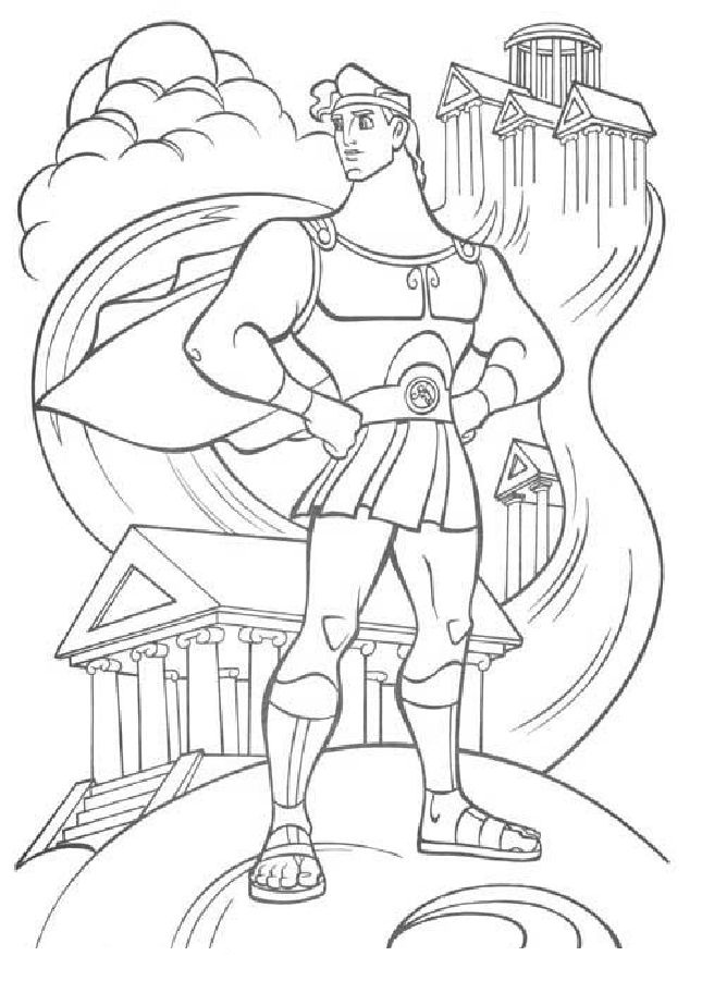Página para colorir: Hércules (Super heroi) #84157 - Páginas para Colorir Imprimíveis Gratuitamente