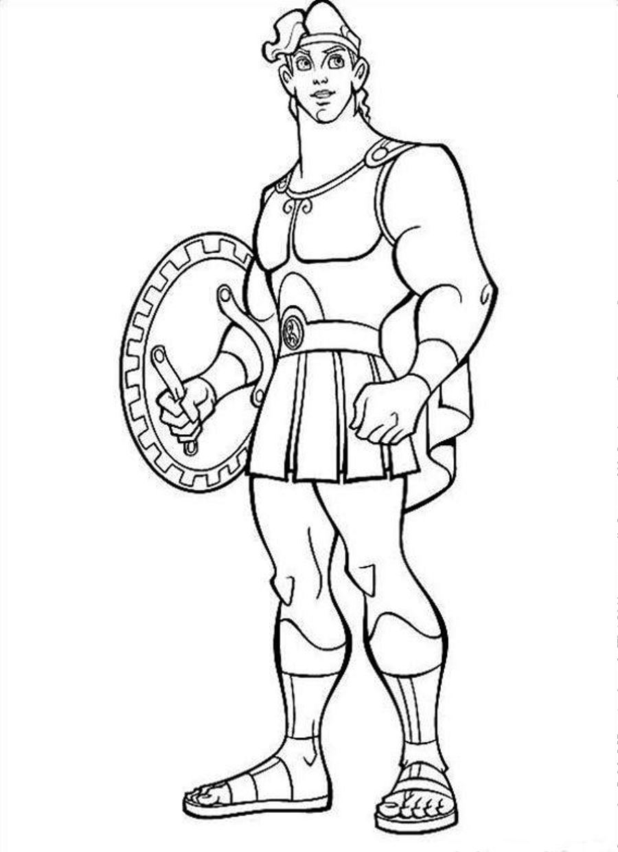 Página para colorir: Hércules (Super heroi) #84158 - Páginas para Colorir Imprimíveis Gratuitamente