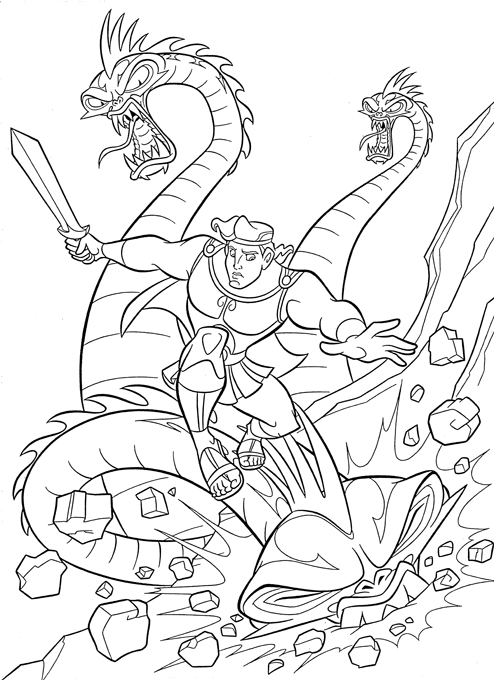 Página para colorir: Hércules (Super heroi) #84200 - Páginas para Colorir Imprimíveis Gratuitamente