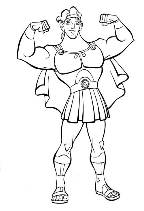 Página para colorir: Hércules (Super heroi) #84217 - Páginas para Colorir Imprimíveis Gratuitamente