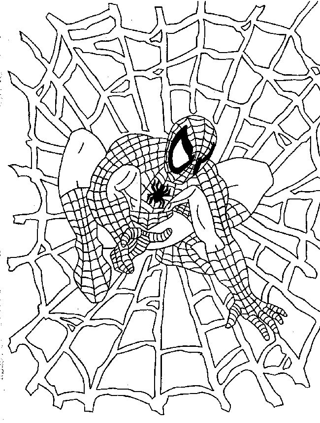 Página para colorir: Homem Aranha (Super heroi) #78641 - Páginas para Colorir Imprimíveis Gratuitamente