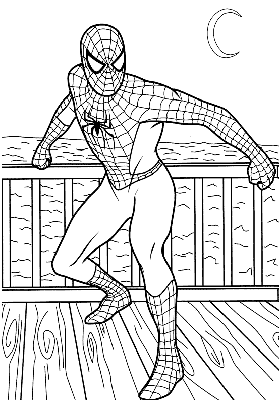 Página para colorir: Homem Aranha (Super heroi) #78643 - Páginas para Colorir Imprimíveis Gratuitamente