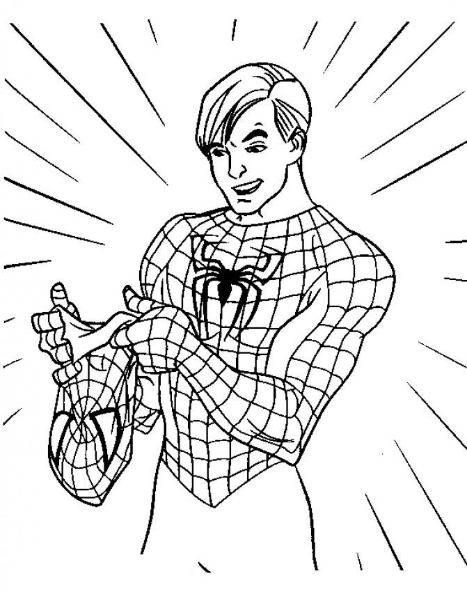 Página para colorir: Homem Aranha (Super heroi) #78645 - Páginas para Colorir Imprimíveis Gratuitamente