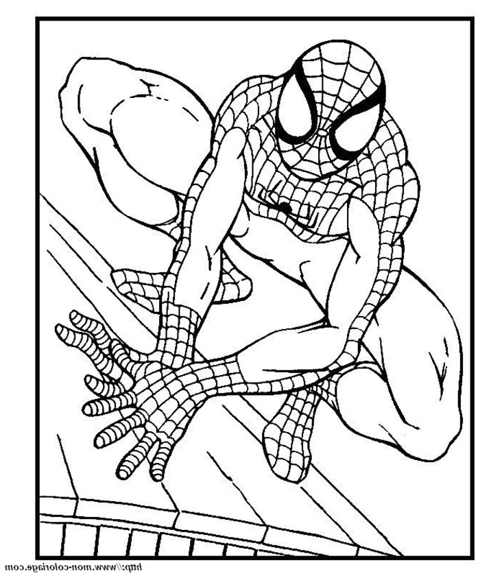 Página para colorir: Homem Aranha (Super heroi) #78664 - Páginas para Colorir Imprimíveis Gratuitamente