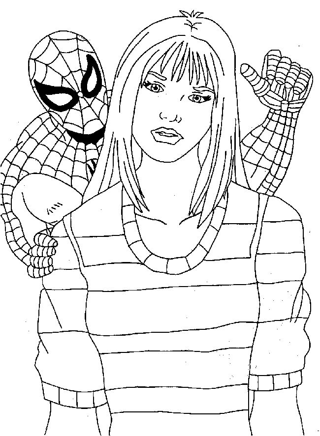 Página para colorir: Homem Aranha (Super heroi) #78674 - Páginas para Colorir Imprimíveis Gratuitamente