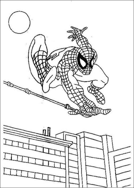 Página para colorir: Homem Aranha (Super heroi) #78677 - Páginas para Colorir Imprimíveis Gratuitamente