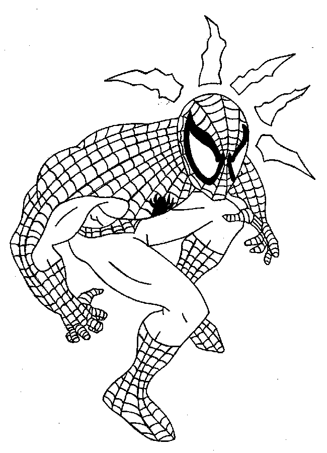 Página para colorir: Homem Aranha (Super heroi) #78681 - Páginas para Colorir Imprimíveis Gratuitamente