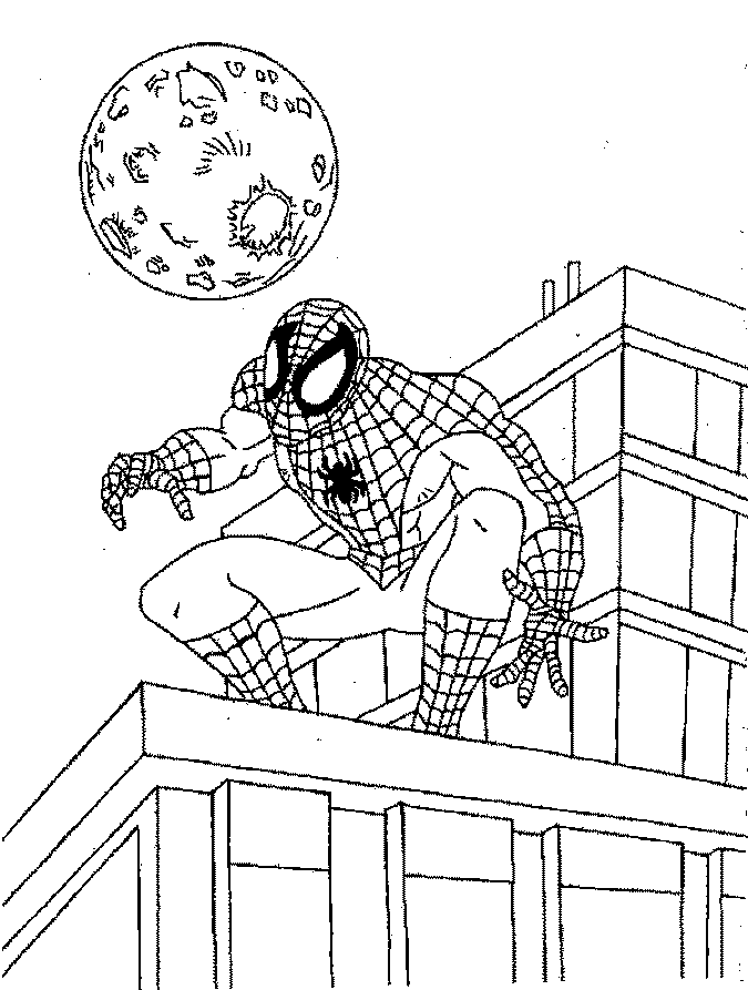 Página para colorir: Homem Aranha (Super heroi) #78685 - Páginas para Colorir Imprimíveis Gratuitamente