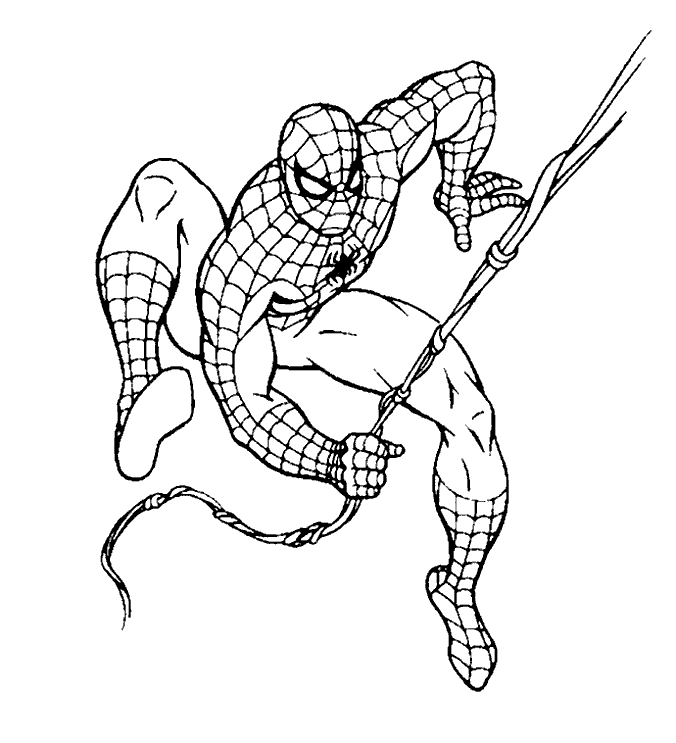 Página para colorir: Homem Aranha (Super heroi) #78688 - Páginas para Colorir Imprimíveis Gratuitamente
