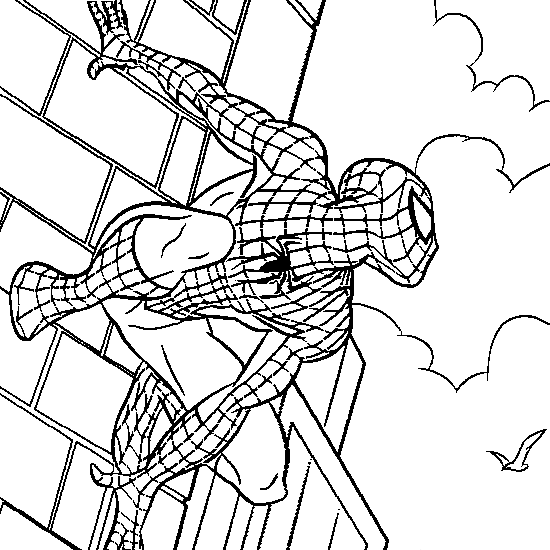 Página para colorir: Homem Aranha (Super heroi) #78702 - Páginas para Colorir Imprimíveis Gratuitamente