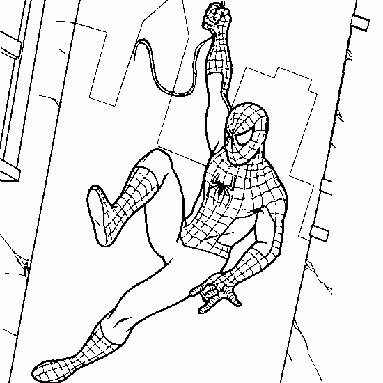 Página para colorir: Homem Aranha (Super heroi) #78704 - Páginas para Colorir Imprimíveis Gratuitamente